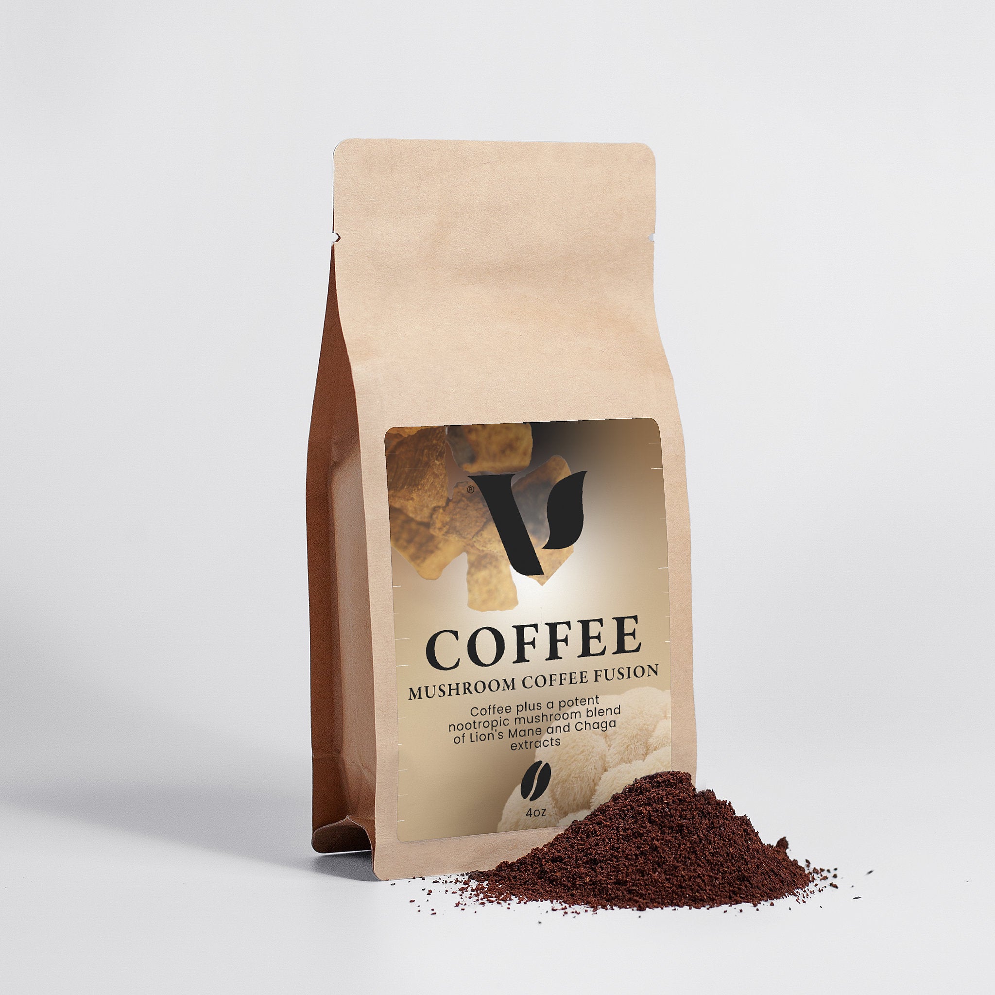 Mushroom Coffee Fusion - Lion’s Mane & Chaga 4oz