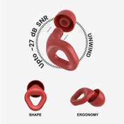 ZENZ - Unwind Earplugs - Fiery Red