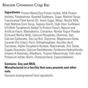 High Protein Cinnamon Crisp Bar
