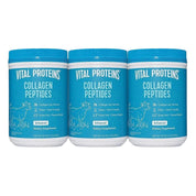 Vital Proteins Collagen Peptides 3-Pack – Unflavored &amp; Chocolate – Supports Hair, Skin, Nails, Bones & Joint Health – Grass-Fed, Non-GMO, 20g Protein per Serving – 24oz &amp; 32oz Variety